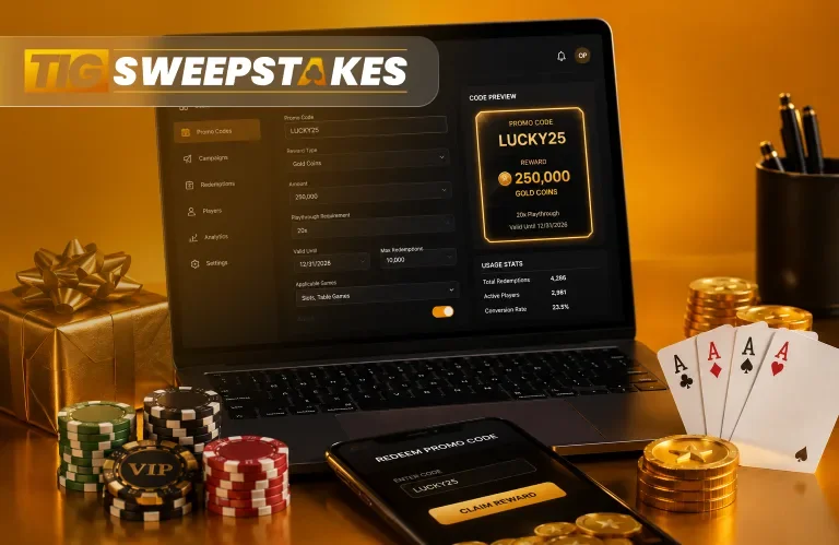 How Sweepstakes Casino Promo Codes Work & How to Build Them (Operator Guide)